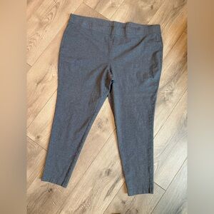 LIVI Active Pants Womens 26/28 Gray Grey Leggings Stretch Yoga Gym